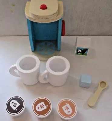 Melissa & Doug Brew & Serve Coffee Set Pretend Play Kitchen Food Toy Lot Bundle • $19.99