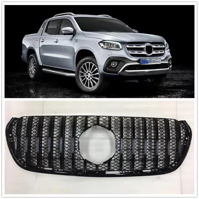 Front GT Grille Bumper Grill For Mercedes Benz X-Class 2018 2019-2020 Black • $273.28