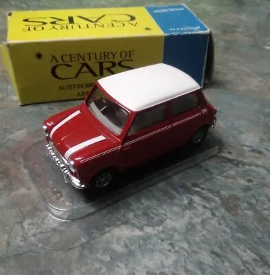 £8 • Buy Corgi Solido A Century Of Cars 1:43 Mini Cooper Red. Boxed.