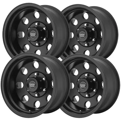 (4) American Racing AR172 Baja 16x10 5x135 -25 Satin Black Wheels Rims 16  Inch • $743.96