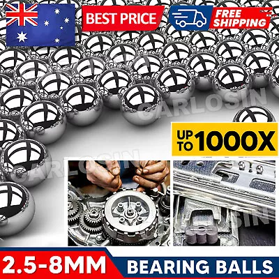 2.5-8mm Stainless Steel Loose Bearing Ball Replacement Bike Bicycle Cycling AU • $7.85