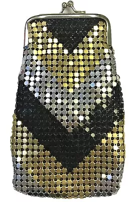 Eclipse Luxury Mesh Arrow Sequin Cigarette Case Pouch Coin Purse 100s 3233 • $14.99