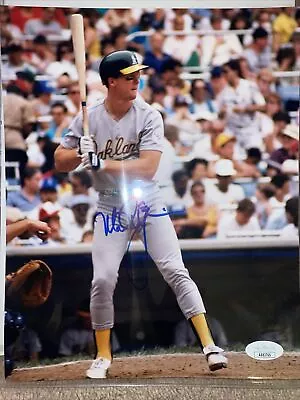 Mark McGwire Oakland Athletics Signed 8x10 Color Photo With JSA COA (AS83765) • $129.95