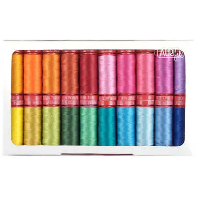 Aurifil Thread 20 SMALL SPOOLS COTTON 12WT Glorious Kantha KF12GK20 (54yds Each) • $100.80