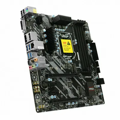 $203.04 • Buy For MSI Z370M-S01 System Board LGA1151 DDR4 64G DP DVI 4-GPU M-ATX Motherboard