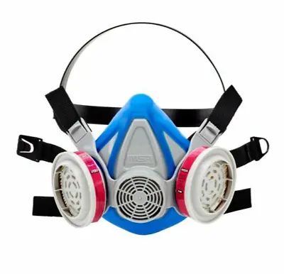 Half Face Reusable Respirator Facepiece Painting Welding Sanding Asbestos Small • $12.57