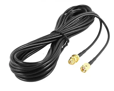 £5.99 • Buy RP SMA Male To RP SMA Female Coaxial Pigtail RG174 Antenna Extension Cable Lead