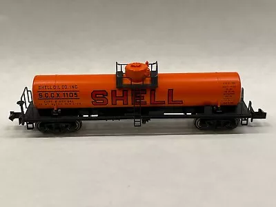 Kato Tank Car Shell Oil Company #1105 Tanker N-Scale Fast Shipping • $19