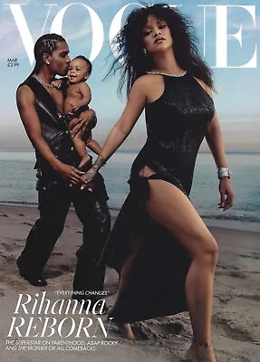 VOGUE March 2023 ⭐️NEW⭐️ Rihanna A$AP Rocky & Baby Adut Akech Kendall Jenner • £10.99