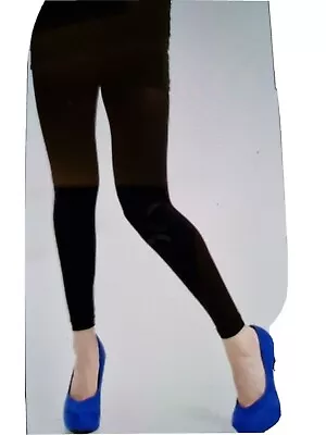 £3.25 • Buy Ladies Black Footless 150 Denier Tight Size S/M