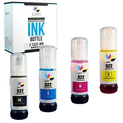 T522 Ink Bottle Refill Compatible For Epson EcoTank ET-2720 ET-2800 ET-2803 4800 • $12.09