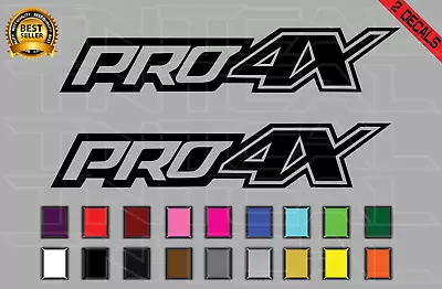 $17.77 • Buy PRO-4X Decal Set Fits: Nissan Titan Truck Bedside 4x4 Pro4x Vinyl Sticker X2