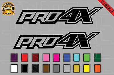 PRO-4X Decal Set Fits: Nissan Titan Truck Bedside 4x4 Pro4x Vinyl Sticker X2 • $17.75