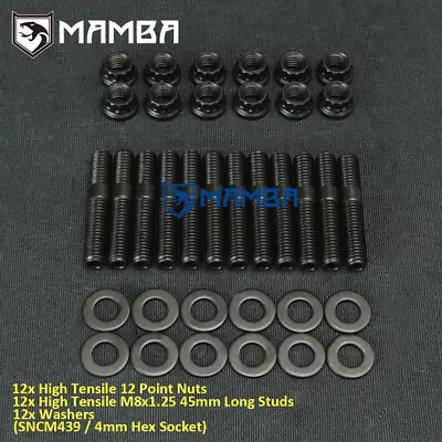 Volvo 240 B230 B23 B21 Intake Exhaust Manifold Turbo Stud Kit 45mm M8x1.25 • $64.43