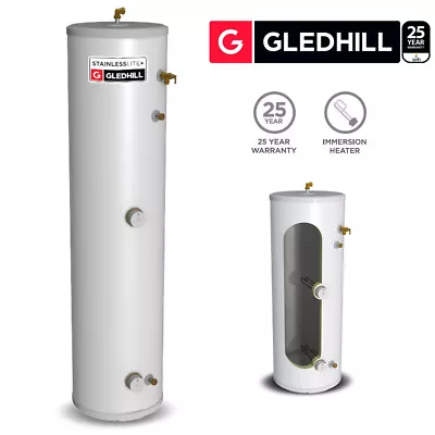 Gledhill Stainless Lite Plus Slimline D210-SL Direct Unvented Cylinder • £774.96