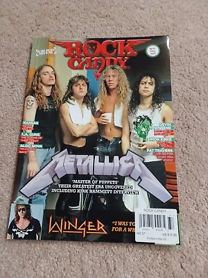 Rock Candy Magazine April-May 2023   Metallica Winger L.A. Guns Kansas  • £8.11