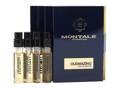 MONTALE PARIS OUDMAZING EDP 2.0ml .06fl Oz X 4 COLOGNE PERFUME SPRAY SAMPLES • $17