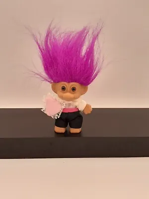 Russ RING BEARER  3  Troll  - Fuchsia Hair - EUC Complete 1A • $9