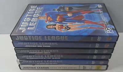 Justice League DVD Bundle. 6x DVD Animated. • $44.95