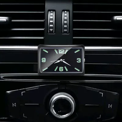 Mini Luminous Quartz Analog Watch Stick-On Clock Accessories For Car Motorcycle • $7.32