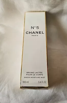 CHANEL No. 5 SHEER MOISTURE MIST ~ 100ml ~ RARE & DISCONTINUED ~ SEALED • £135.50