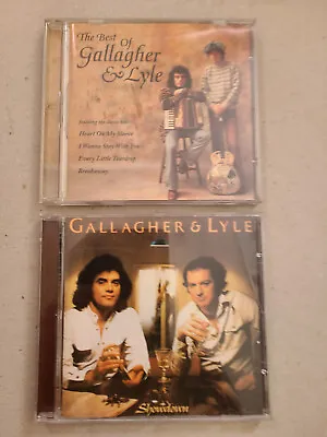 Gallagher & Lyle - Showdown & Best Of (2 X CDs) EX • £7.99