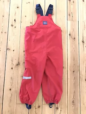 Kids Waterproof Splish Splash Puddle Over Trousers Suit 4-5 Jojo Maman • £5