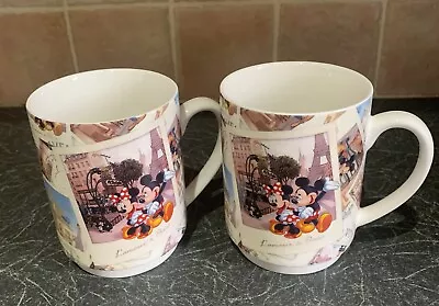 Set Of 2 - Stackable - Disney - Disneyland Paris  - Mug/Cups • £6