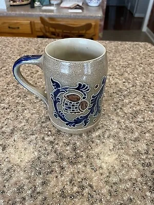 Salt Glazed Goebel Merkelbach Pottery Mug / Beer Stein • $22.50