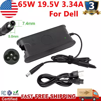 AC Adapter Cord Battery Charger 65W For Dell Latitude D820 D830 E4200 E4300 • $11.49