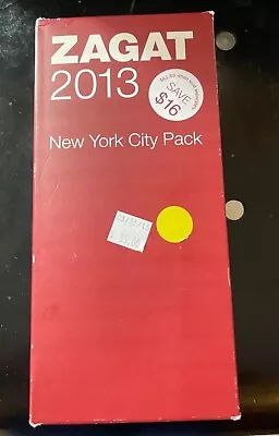 2013 New York City Pack (Zagat Survey: New York City  - VERY GOOD 4 Books • $24.99