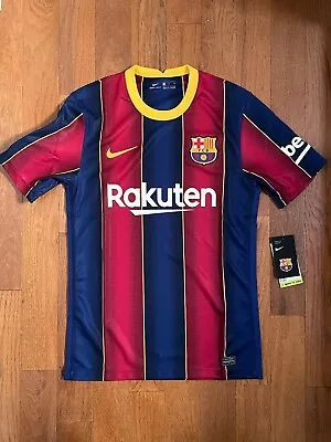 BARCELONA Football Club Jersey NIKE Soccer Shirt SIZE ADULT S  Brand New W/ Tags • $50