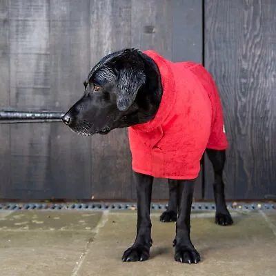 £25 • Buy Official Ruff And Tumble Seconds Dog Drying Coat - Brick Red