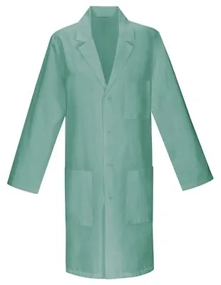 New Men's Full-Length Lab Coat White Blue Navy Green • $19.99