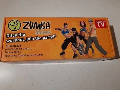 Zumba Fitness DVD Box Set With Toning Sticks & Total Body Transformation Guide • £13.99