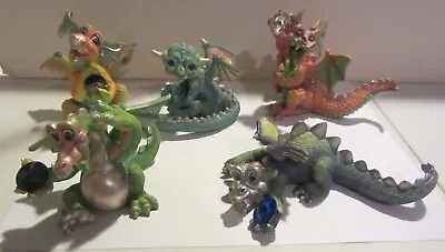 Franklin Mint Mood Dragons Limited Edition Lot Of 5 • $100