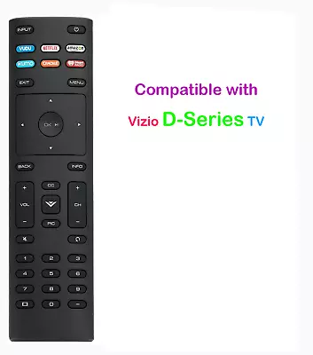 Replace Remote Control Fit FOR Vizio TV D-Series D75-F1D43FX-F4D40F-G9D32F-G1 • $7.69