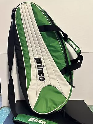 Prince Prince Men's 6-Pack Tennis Racquet Racket Bag  - Green/White • $40