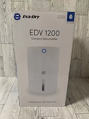 Eva-Dry EDV-1200 Compact Dehumidifier Powerful Ergonomic Mini Eco-Friendly NEW • $41.87