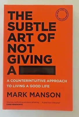 $24.99 • Buy The Subtle Art Of Not Giving A F*** By Mark Manson *Free Post* (Paperback, 2018)