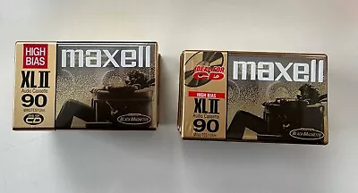 Maxell XL II 90 High Bias High Output Lot Of 8 New Sealed • $45