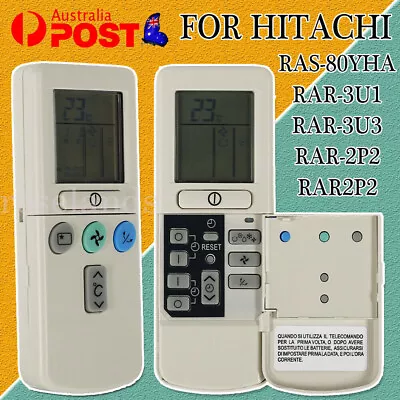 $11.55 • Buy For Hitachi Air Conditioner Remote Control RAR-2P2, RAR-3U1, RAR-3U3, RAS-80YHA
