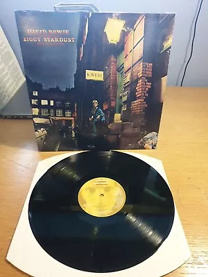 David Bowie Rise And Fall  Ziggy Stardust The Spiders From Mars 1990 Vinyl G/F • £30