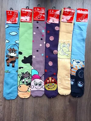 £2.99 • Buy Girls Kids Baby Novelty Long Warm Cotton Rich Knee - High Socks