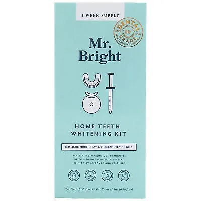 $25 • Buy Mr. Bright Teeth Whitening Kit - LED Light, Mouth Tray & Three Whitening Gels