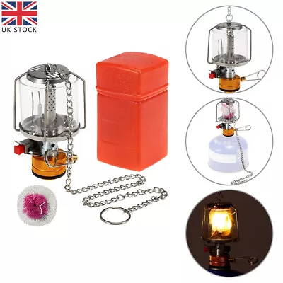 Mini Camping Gas Lantern Hanging Piezo Ignition Gas Lamp Light Tent Lamp Outdoor • £14.68