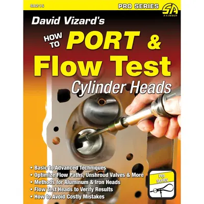 David Vizard's Port & Flow Test Cylinder Heads Flow Bench Aluminum & Iron How To • £27.50