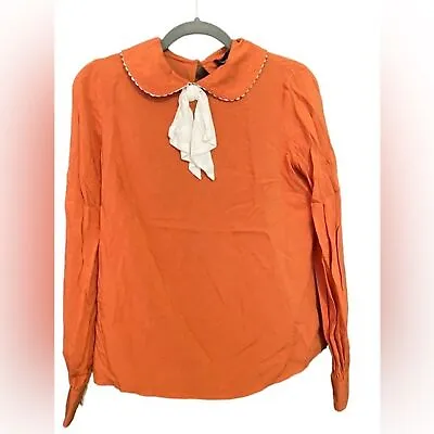 $25 • Buy ASOS Women's Peter Pan Collar Blouse Size 4