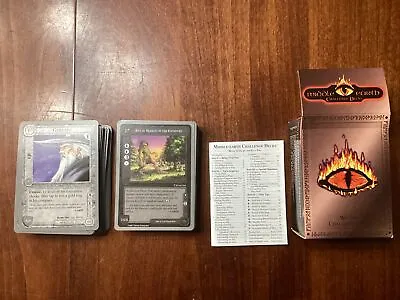 Wizards Challenge Deck E (Return Of The King) Gandalf Middle Earth CCG MECCG • $130