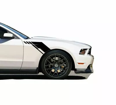 Decal For Ford Mustang Hood Sticker Side Front Fender Stripes Kit GT Body Panel • $73